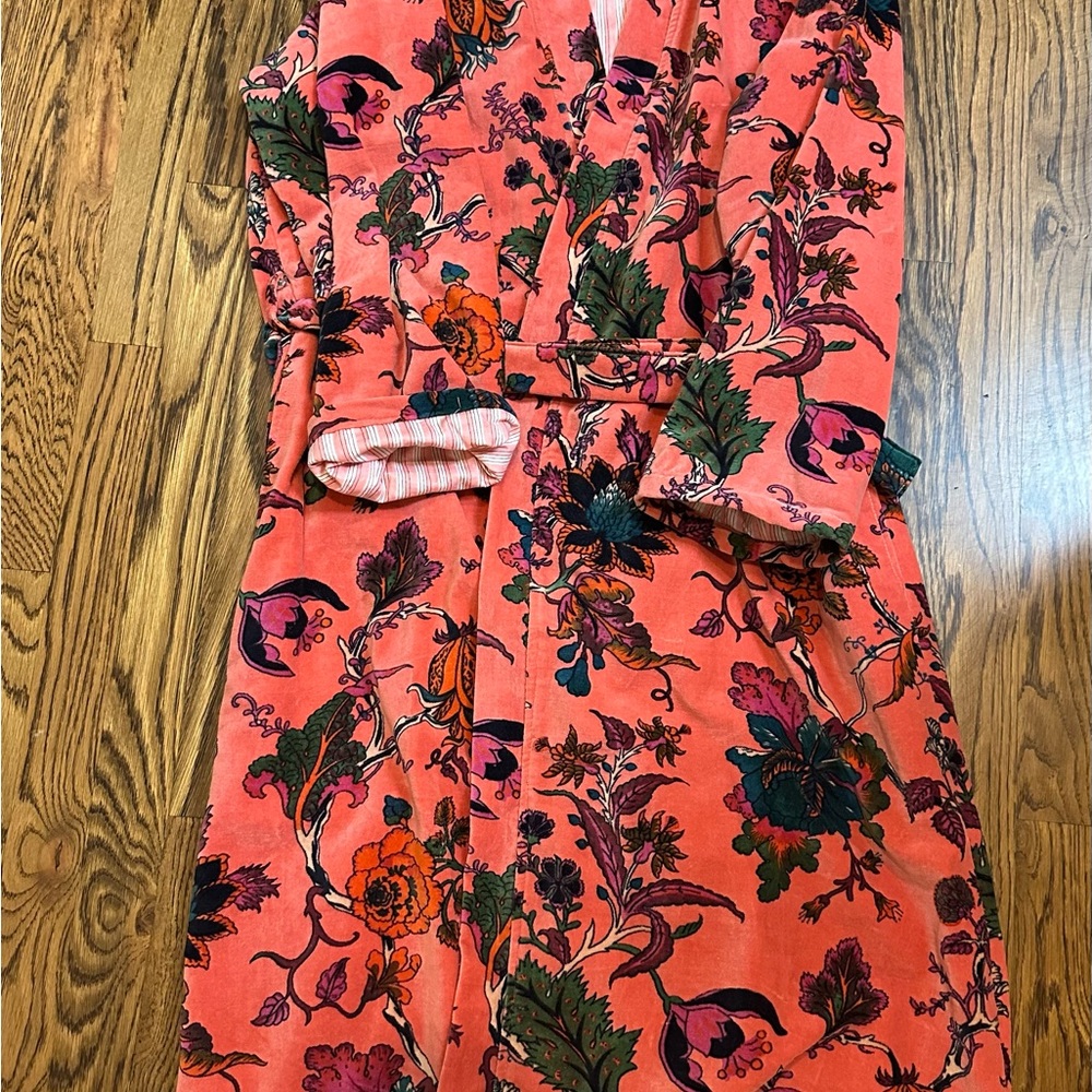 Eleanor James Brand Velvet Duster Floral